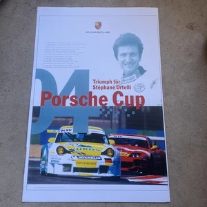 Porsche Cup 2004 auto race event Stephane Ortelli poster 12x18” - Picture 1 of 5