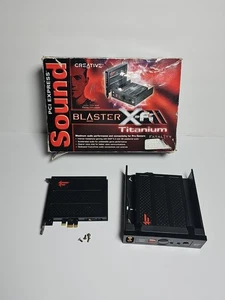 UNTESTED Sound Blaster X-Fi Titanium Fatality Champion PCIe  SB0886 & SB1110 - Picture 1 of 12