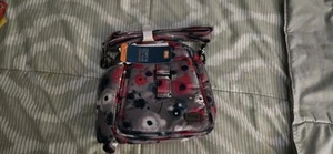 Borsa a tracolla Lug piccola organizer floreale grigio lug tandem A2 - Foto 1 di 4