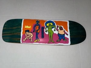 Blind Mark Gonzales Colored People Skateboard Deck Vintage Reissue FLOCKED Rare - Picture 1 of 8