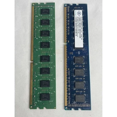 2x 2GB PC3-10600U MÓDULO DE MEMORIA NO ECC NT2GC64B8HC0NF-CG Foto 1 de 4