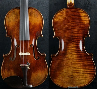 Fabulous Sound Violin Handmade after Stradivar 1716 Violin Pro Level ZM4 - Image 1 of 4