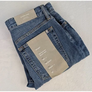 Everlane The Summer Slouch Jean Womens 25 Straight Fit Med Wash NWT - Picture 1 of 10