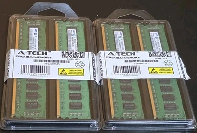 4 Samsung M393B5170FH0-CH9 A-Tech Equivalent 2GB 2Rx8 PC3 10600R Memory RAM - Image 1 of 2