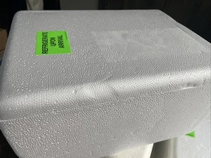 Insulated Styrofoam shipping cooler foam container 15"x11"x 8.25" exterior - Picture 1 of 3