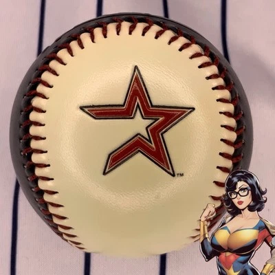 Houston Astros 2001 Glow In The Dark Fotoball Souvenir Baseball Ball - Image 1 of 4