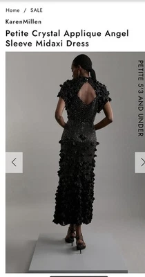 Women's Long Dress Size 10 Petite , Brand New WT ,Still On Karen Millen Website - Image 1 of 4