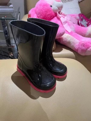 Gucci Niños Monograma Goma Botas de Lluvia Niño Pequeño Talla EU 22 / US 7 - UK 6 Foto 1 de 4