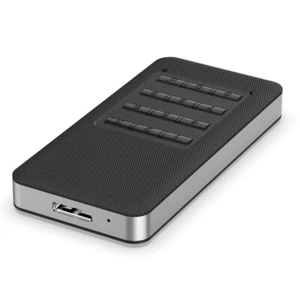 Aluminum Hybrids Secure Drive Case Hardware Encryption Technology Universal OS - Afbeelding 1 van 8