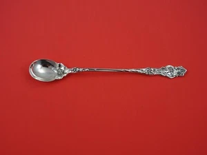 Irian by Wallace Sterling Silver Olive Spoon Long Not Pierced Original 7 7/8" - Picture 1 of 2