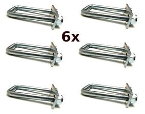 6x Pałąk U Pałąk mocujący 800kg Zabezpieczenie ładunku Uruchomienie mocujące M12 800 kg Hak mocujący 110mm - Zdjęcie 1 z 7