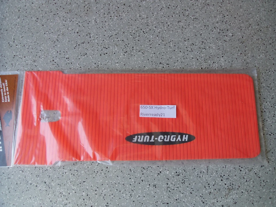 Tapete de jet ski Kawasaki 650-SX 650SX Hydro-Turf Jet-Ski HT65 86-up laranja em estoque - Imagem 1 de 1