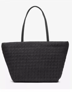 DKNY Cali Beuteltasche schwarz Papierfasergewebe süß trendy schwarz Tasche Handtasche Einzelhandel 148 $ - Bild 1 von 17