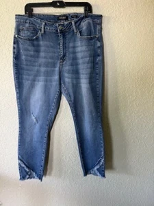 Pantalones de mezclilla para mujer Judy azul ajustados 18W - Imagen 1 de 4