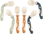 PandaEar Baby Bendable Spoons and Forks set 6 Pack| Training Learning Baby First