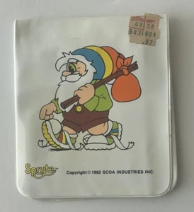 Vintage 1982 Hills Department Store Spryte Mascot Kids White Wallet - New - Picture 1 of 4