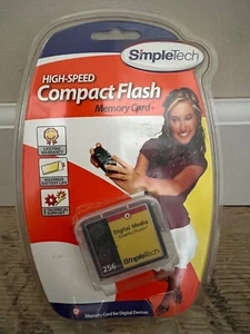 SimpleTech STI-CF/256 256 MB CompactFlash Card - Brand new - Factory sealed - Picture 1 of 5