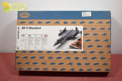 Testors Sr-71 Blackbird Airplane Model 1/48 (Package Wear) (No Directions) - Image 1 of 4