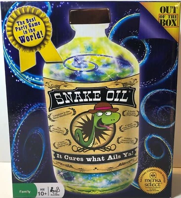Snake Oil Exciting & Fun Party Game Out Of The Box Games Mensa New Contents - Image 1 of 4
