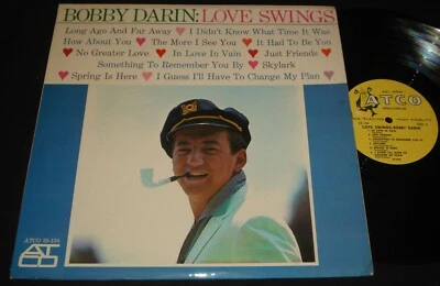 BOBBY DARIN – LOVE SWINGS - ATCO 1961 LP 1960s Pop / Jazz - Image 1 of 2