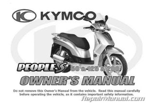 Kymco People S 50/125/200 Scooter Owners Manual - Picture 1 of 1
