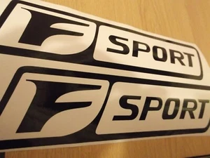 Calcomanía con pegatinas F SPORT X 2. Elección de 19 colores - Imagen 1 de 4