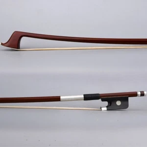 Pro Master Antique IPE Cello Bow 4/4 Ebony Single eye Frog Silver Part Stiff 81g - Picture 1 of 12