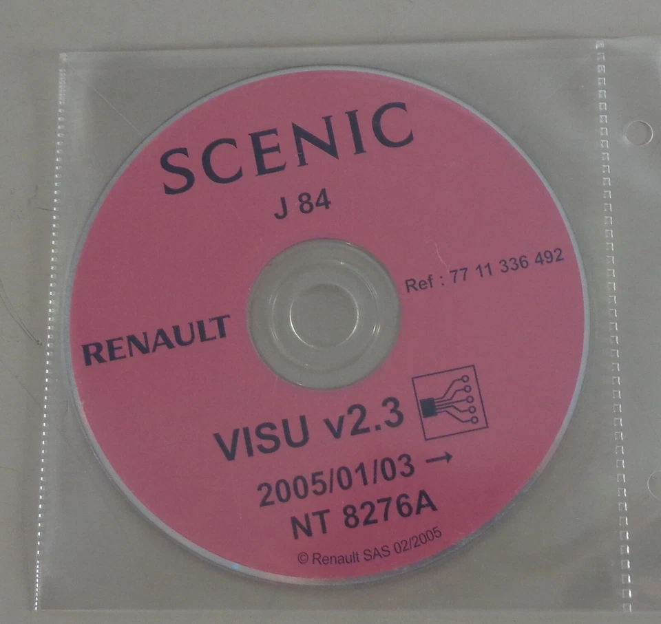 Eléctrico Diagramas de Cableado CD Renault Scenic J84 Año Modelo Desde 01/2005 - Imagen 1 de 1