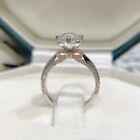 1ct Moissanite Bow White Diamond Ring 925 Sterling Silver Wedding Ring for Women