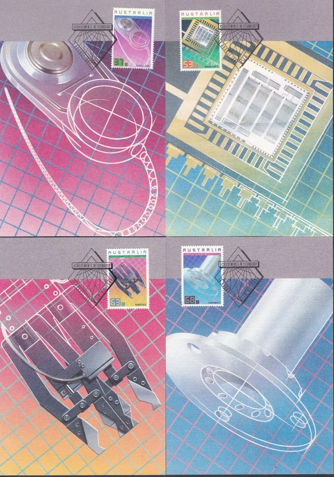 1987 LOGROS EN TECNOLOGÍA SELLO DECIMAL MAXICARD SET NUEVO #103 Foto 1 de 1