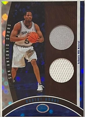 Tarjeta parche camiseta usada Robert Horry 2006 Topps juego 46/79 San Antonio Spurs Foto 1 de 2