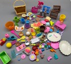 Barbie and other Doll Dollhouse Household Miniatures Mixed Bits and Pieces