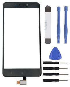 Touchscreen Scheibe Display Glas Digitizer Touch für Xiaomi Redmi Note 4 schwarz - Bild 1 von 3
