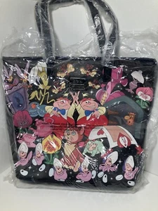 Disney Loungefly Alice In Wonderland Large Purse Tote Hand Bag 14x14x5 NWT - Picture 1 of 8