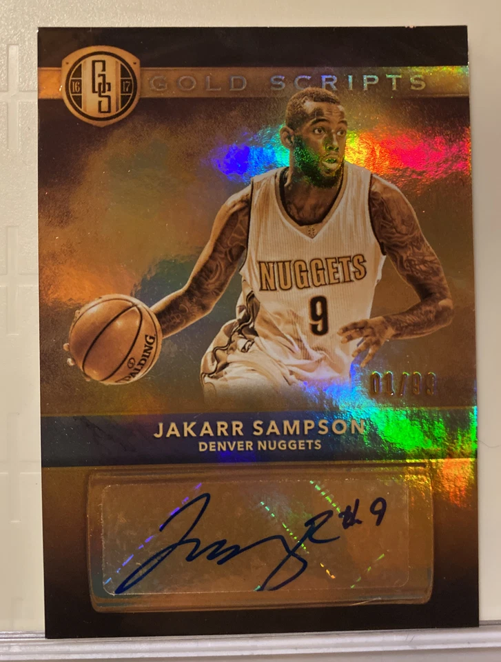 2016-17 Panini Gold Standard Gold Scripts #30 JaKarr Sampson #01/99 AUTO - Image 1 of 2