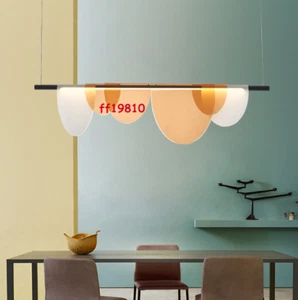 Modern Macaron Acrylic LED Hanging Light Island Lighting Dining Room Chandelier - Picture 1 of 6