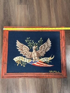 Antik American Federal Style Kunst Adler Nadelspitze Landhaus USA Armee - Bild 1 von 24
