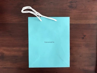 Tiffany & Co. Shopping Paper Gift Bag Empty Medium Size 10 x 8 x 4 in Authentic - Image 1 of 3