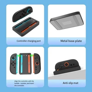 Space Saving Charger for Two For Switch 2 Controllers with Indicator Light - Zdjęcie 1 z 10