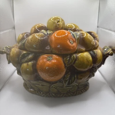 Sopera vintage Inarco Japón naranja especias E3559 Foto 1 de 4