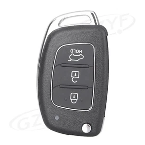 3 Tasten, die Remote Key Shell Case Cover für HYUNDAI Santa Fe 2013-2014 falten - Picture 1 of 10