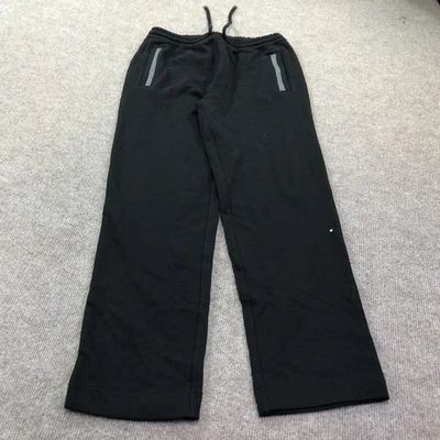 Pantalones deportivos BOSS Hugo Boss para hombre medianos negros jersey salón cordón Foto 1 de 4