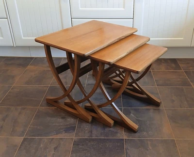 Vintage Nathan Nest of Tables in Teak - Image 1 of 4