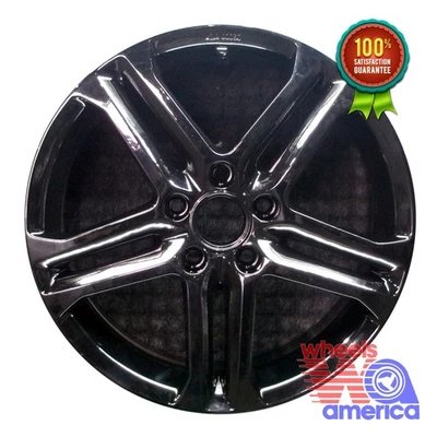 Wheel Rim Volkswagen VW GTI Golf Jetta R32 Rabbit 17 2005-2016 Black OE 96929 - Image 1 of 4