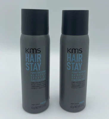 kms Hair Stay Firm Finishing HairSpray Travel Size 2.1 oz  Lot Of 2 - Image 1 of 2
