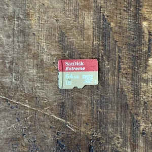 SanDisk Extreme 64GB Micro SD Memory Card U3 - Picture 1 of 1