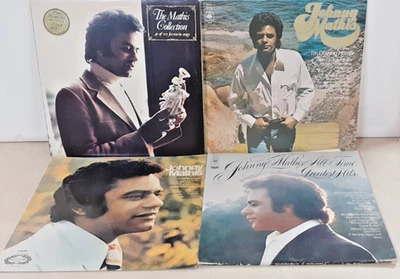 Vinyl Records LPs Collection X4 Johnny Mathis 2X Doubles Charity Sale - Image 1 of 4