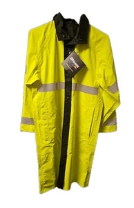 Blauer 26990 Reversible Raincoat Hi-Vis Yellow / Black Size S (5)  NWT Unisex - Picture 1 of 6