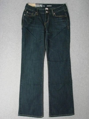 TI15439 NWT **MOSSIMO** LOWEST WAIST & STRAIGHT HIP BOOT CUT WOMENS JEANS sz7R - Image 1 of 4