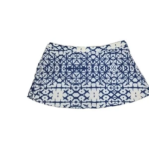 Swim Skirt  Bikini Bottom  large UNBRANDED Blue White Stretch Bikini Bottom - Picture 1 of 10